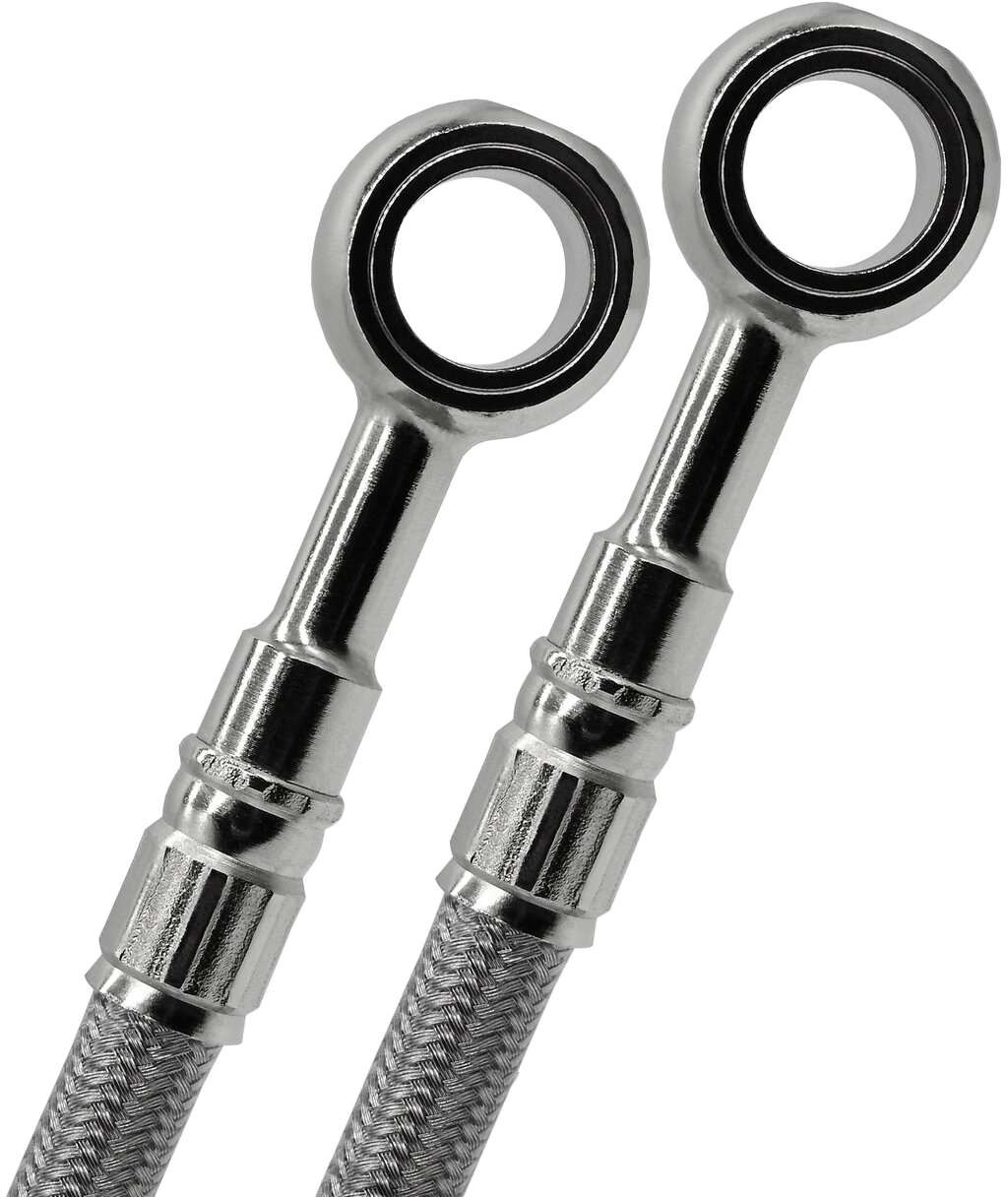 GALFER Brake Lines Ss Front/Rear 5 Line Sil Suzuki SV650A ABS 19-21 FK003D983-5