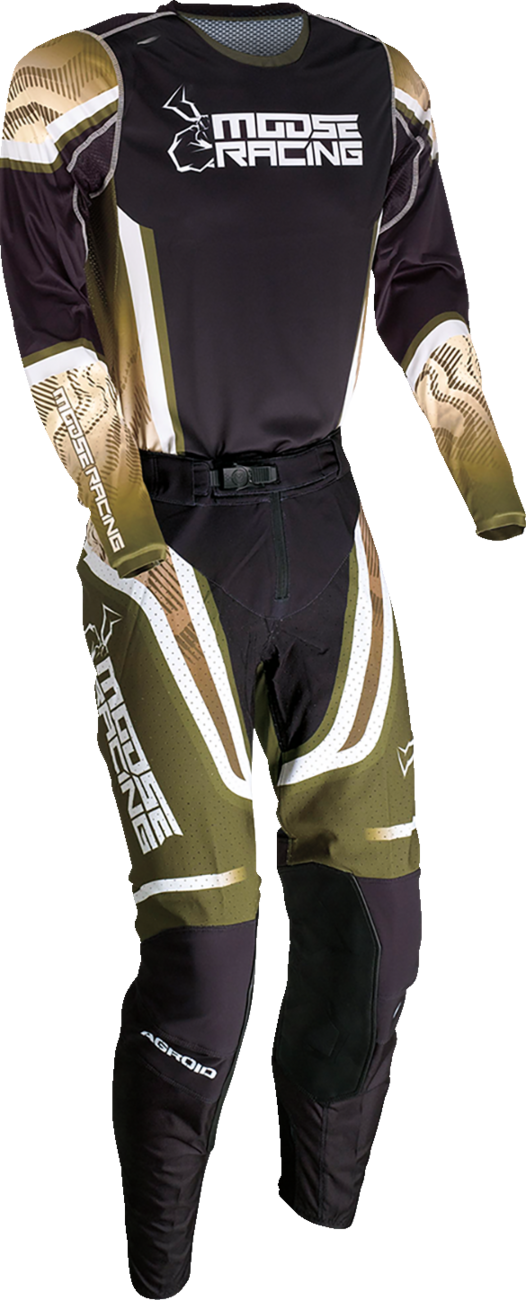 MOOSE RACING Agroid Hose - Oliv/Hellbraun/Schwarz - 32 2901-10693