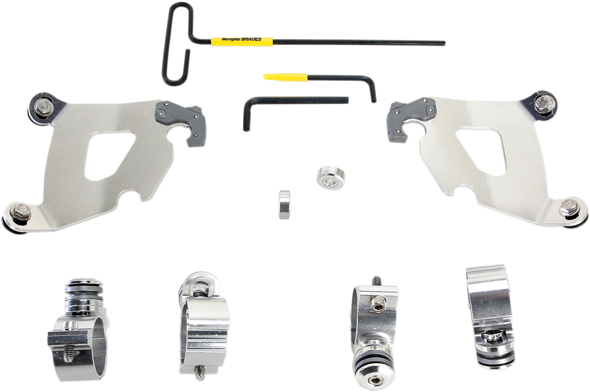 MEMPHIS SHADES Cafe Mounting Kit - Polished - XL12C MEK2007