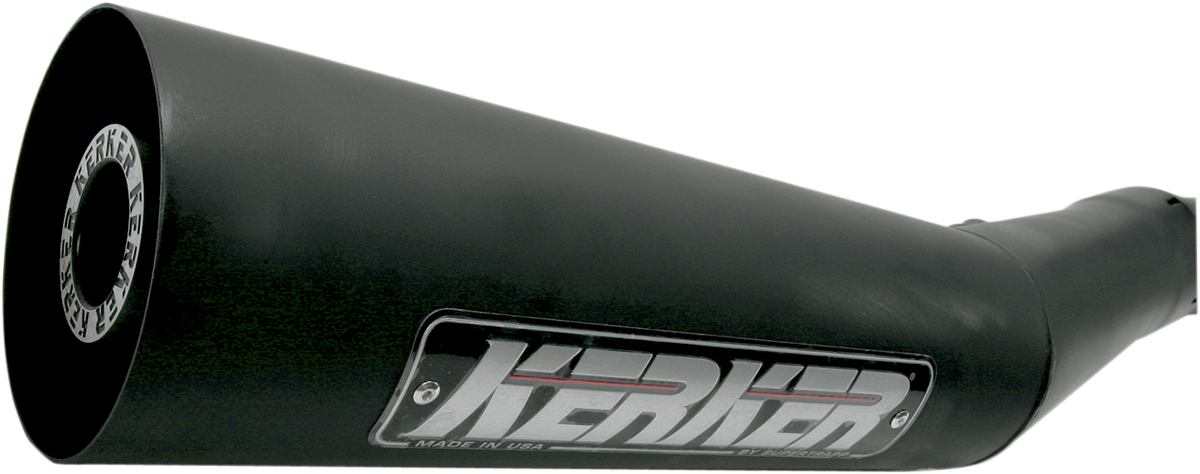 KERKER 4:1 Megaphone Exhaust - Black KZ 1000 M 127-61004