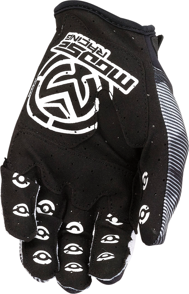 MOOSE RACING Youth MX1™ Handschuhe - Schwarz/Weiß - Klein 3332-1718