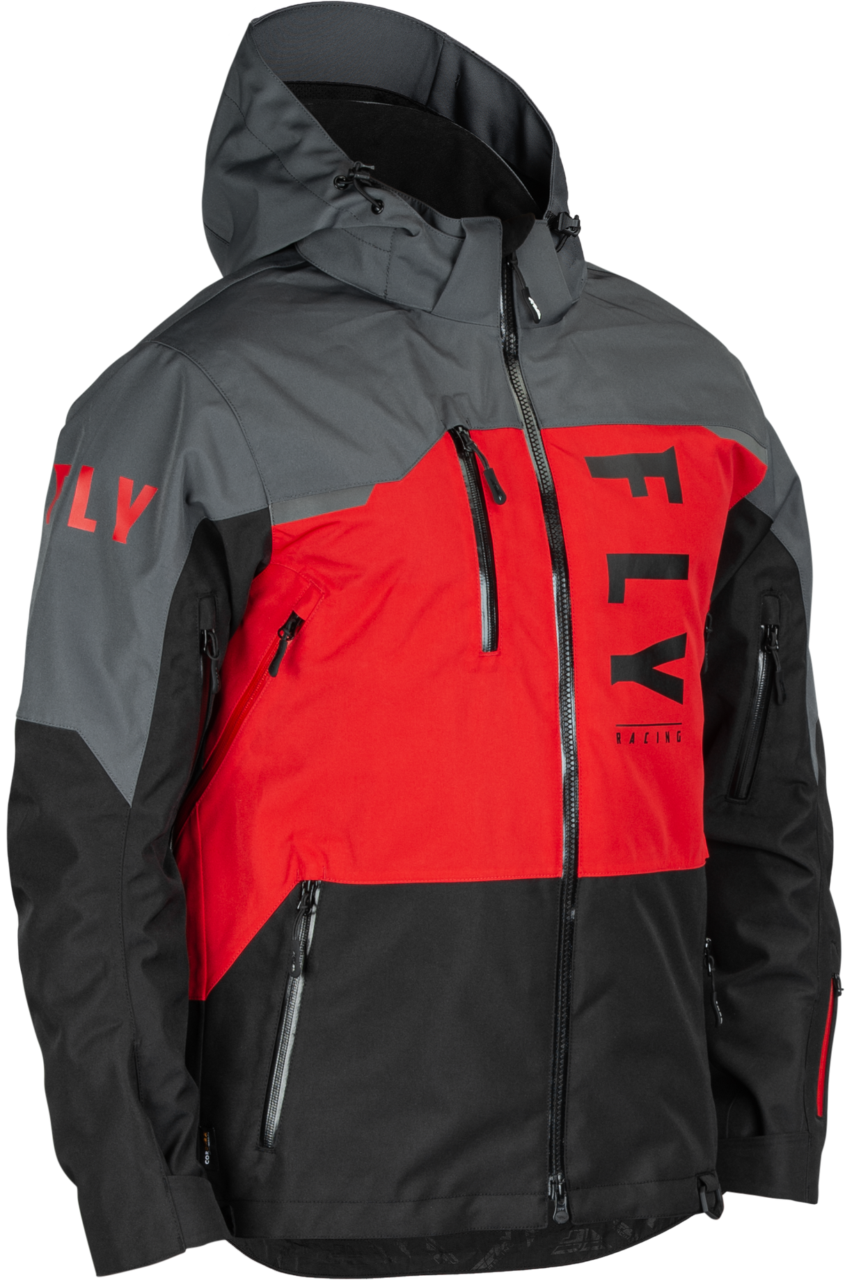 FLY RACING Carbon Jacket Black/Grey/Red Sm 470-5201S