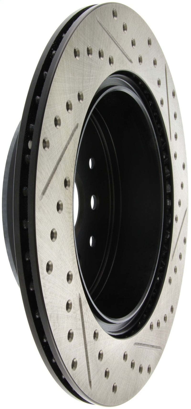 StopTech 5/93-98 Toyota Supra Right Rear Slotted & Drilled Rotor 127.44105R