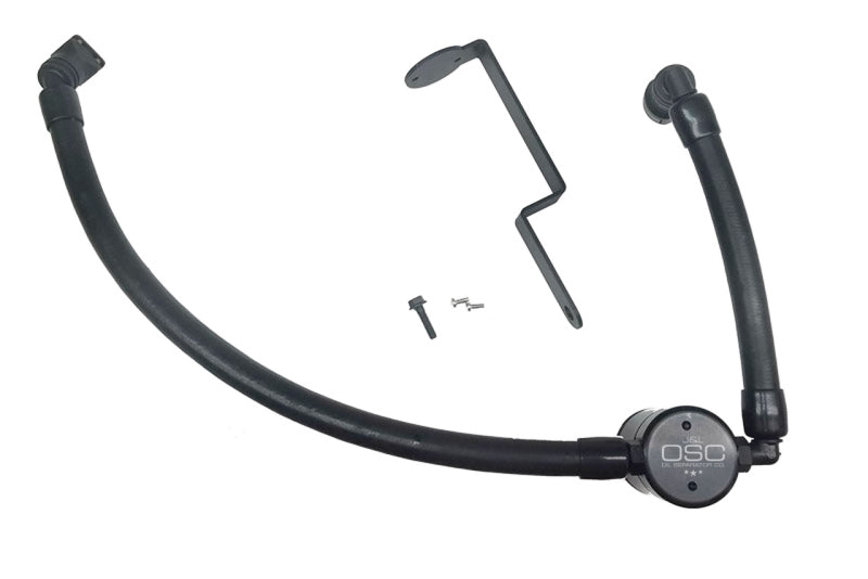J&L 17-19 Ford Fusion Sport 2.7L Passenger Side Oil Separator 3.0 - Black Anodized 3034P-B