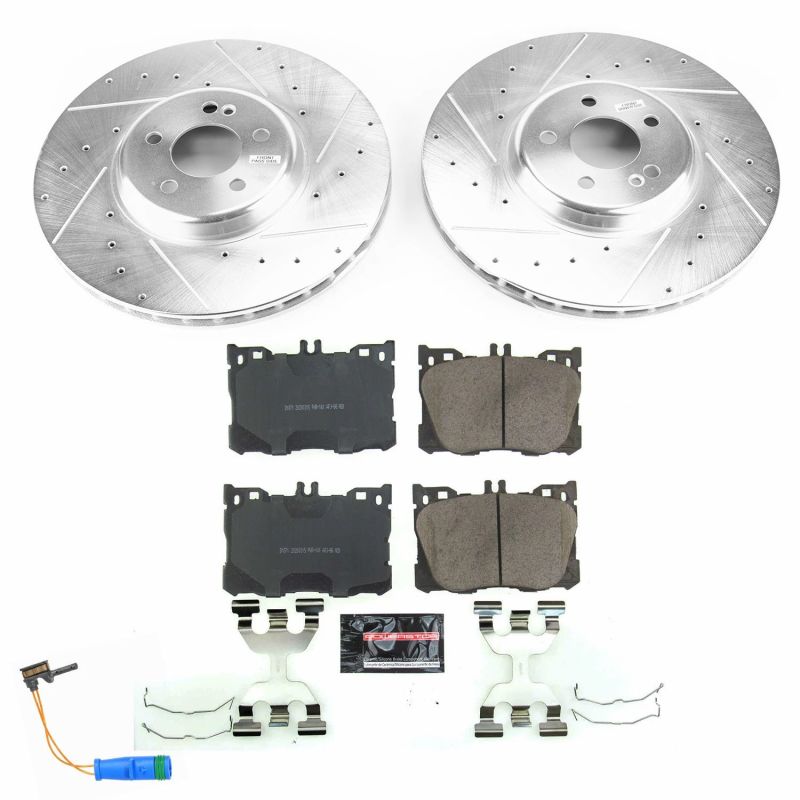 Power Stop 2018 Mercedes-Benz C43 AMG Front Z23 Evolution Sport Brake Kit K7986