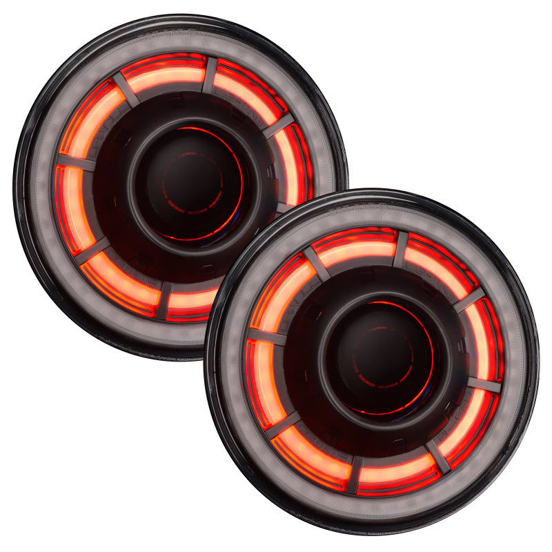 ORACLE Lighting 07-18 Jeep Wrangler JK Oculus 7in. ColorSHIFT Bi-LED Projector Headlights 5876-504