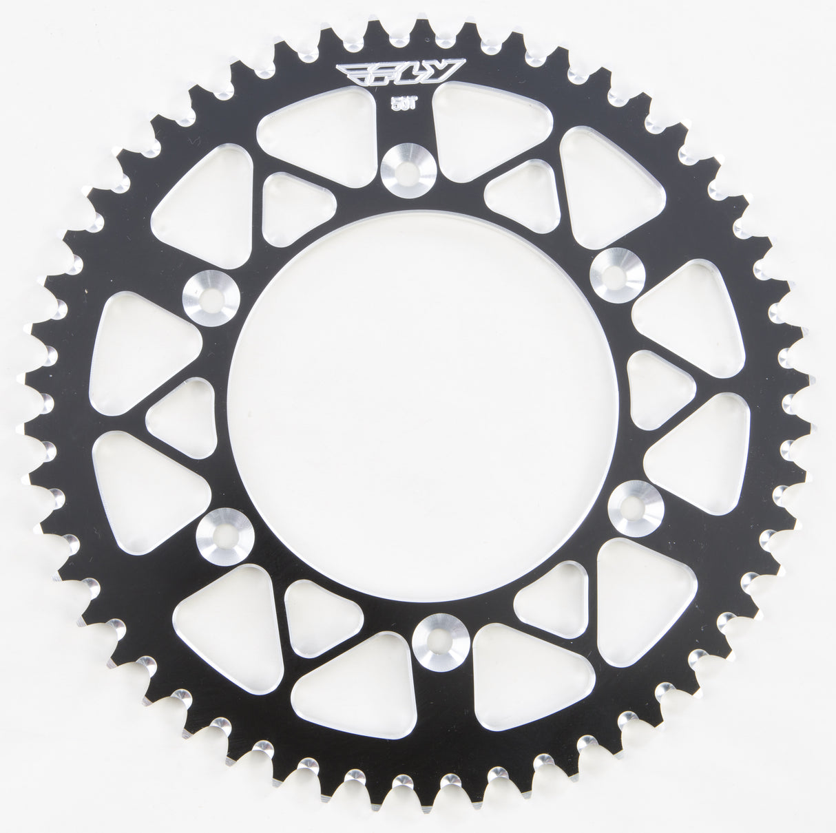 FLY RACING Rear Sprocket Aluminum 50t-520 Blk Hon OLD 225-50 BLK