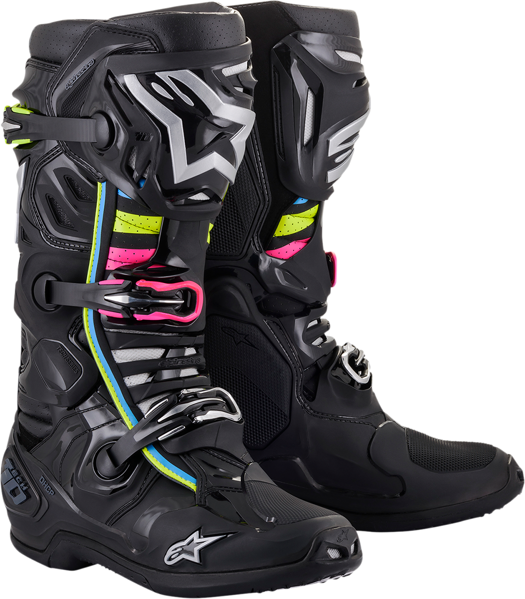 ALPINESTARS Tech 10 Supervented Stiefel – Schwarzer Farbton – US 9 2010520-1991-9