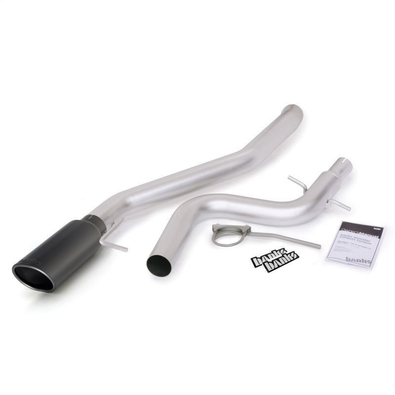 Banks Power 09-10 VW Jetta 2.0L TDI Monster Exhaust System - SS Single Exhaust w/ Black Tip 46180-B