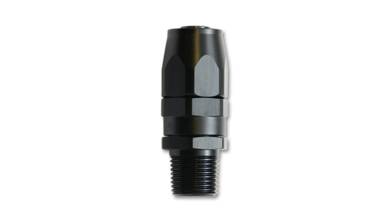 Vibrant -6AN Male NPT Straight Hose End Fitting - 1/4in NPT 26001