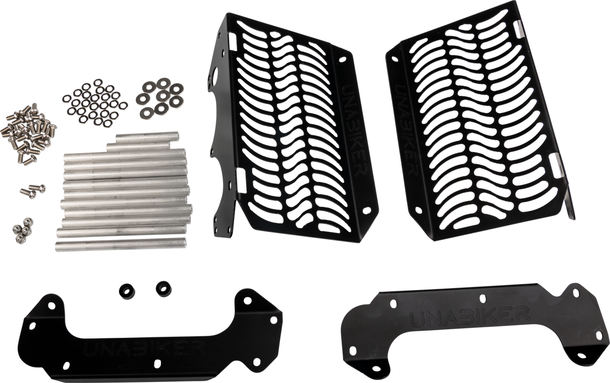 UNABIKER Radiator Guard (Black) YYZ4502-K