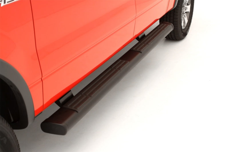 Lund 10-17 Dodge Ram 2500 Crew Cab 6in. Oval Straight Black Nerf Bars - Black 26685007