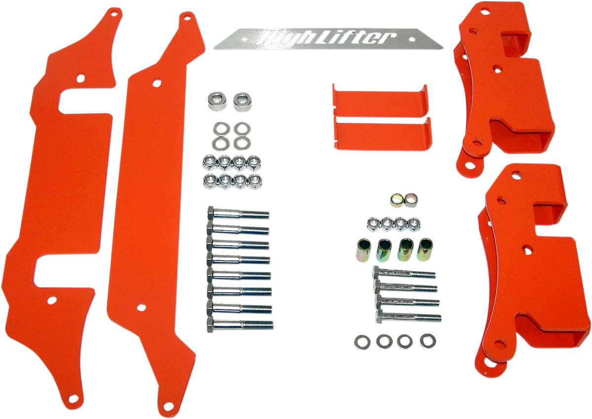 HIGH LIFTER Lift Kit - 3.00"-5.00" - Orange - Front/Back RZR XP 1000 2018-2023 73-14808