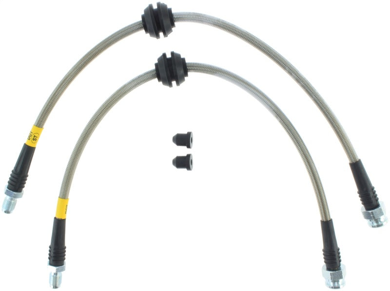 StopTech 07-09 Mazdaspeed3 / 04-07 Mazda 3 Stainless Steel Rear Brake Lines 950.61504