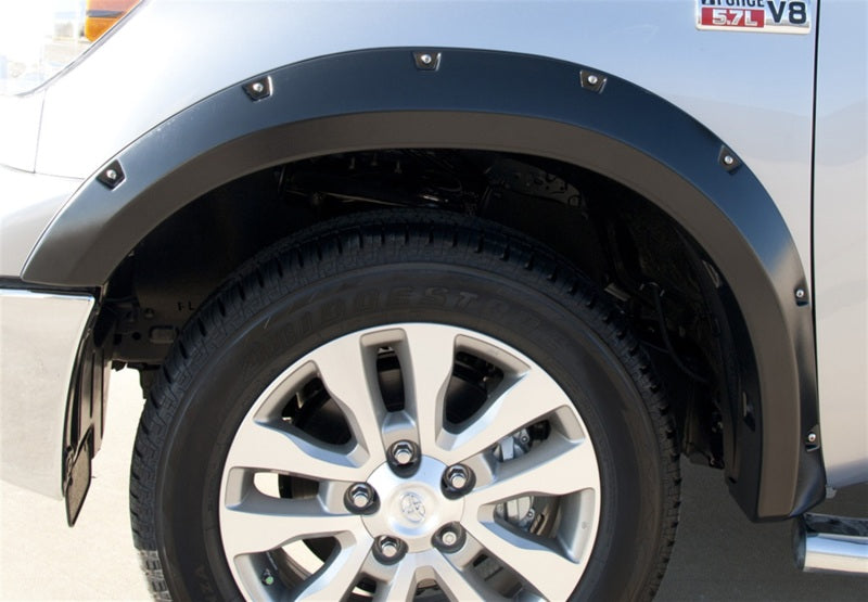 Lund 07-13 Toyota Tundra RX-Rivet Style Smooth Elite Series Fender Flares - Black (4 Pc.) RX602S