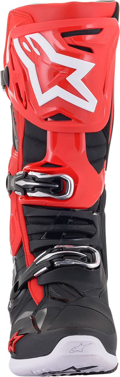 ALPINESTARS Tech 10 Stiefel - Schwarz/Rot - US 7 2010020-31-7