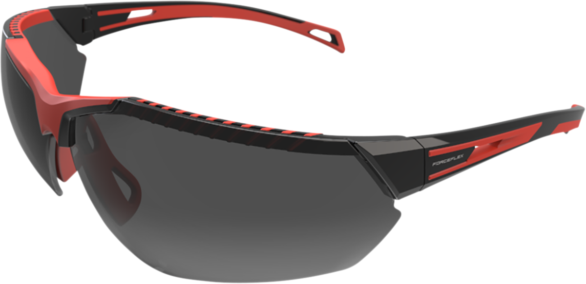 FORCEFLEX FF4 Gafas de sol - Negro/Rojo - Humo FF4-01045-040