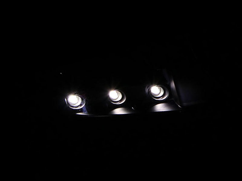 ANZO 2001-2005 Chrysler Pt Cruiser Crystal Headlight Chrome Amber (OE) 111472