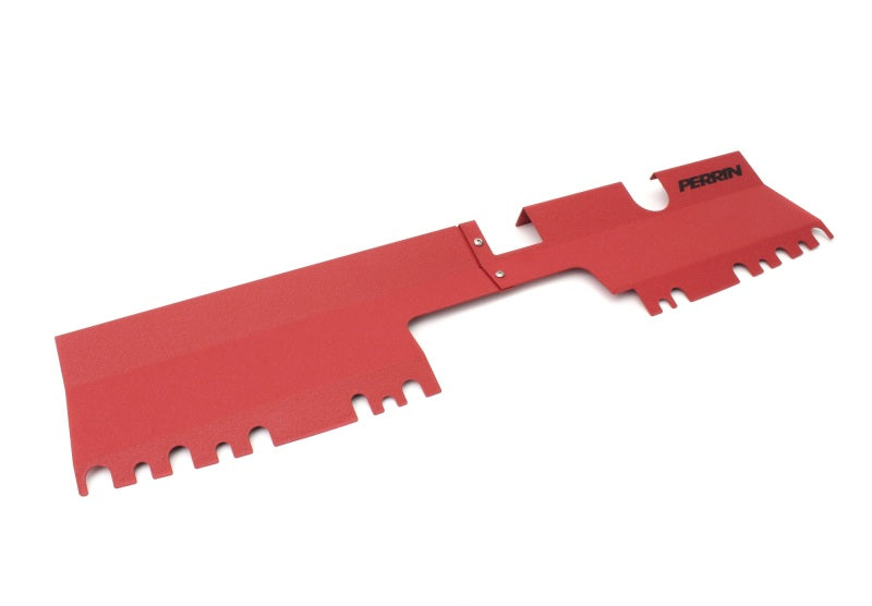 Perrin 15-21 WRX/STI Radiator Shroud (With/Without OEM Intake Scoop) - Red PSP-ENG-512RD