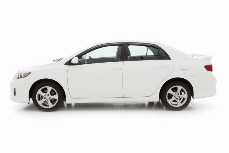 AVS 09-13 Toyota Corolla Ventvisor In-Channel Front & Rear Window Deflectors 4pc - Smoke 194073