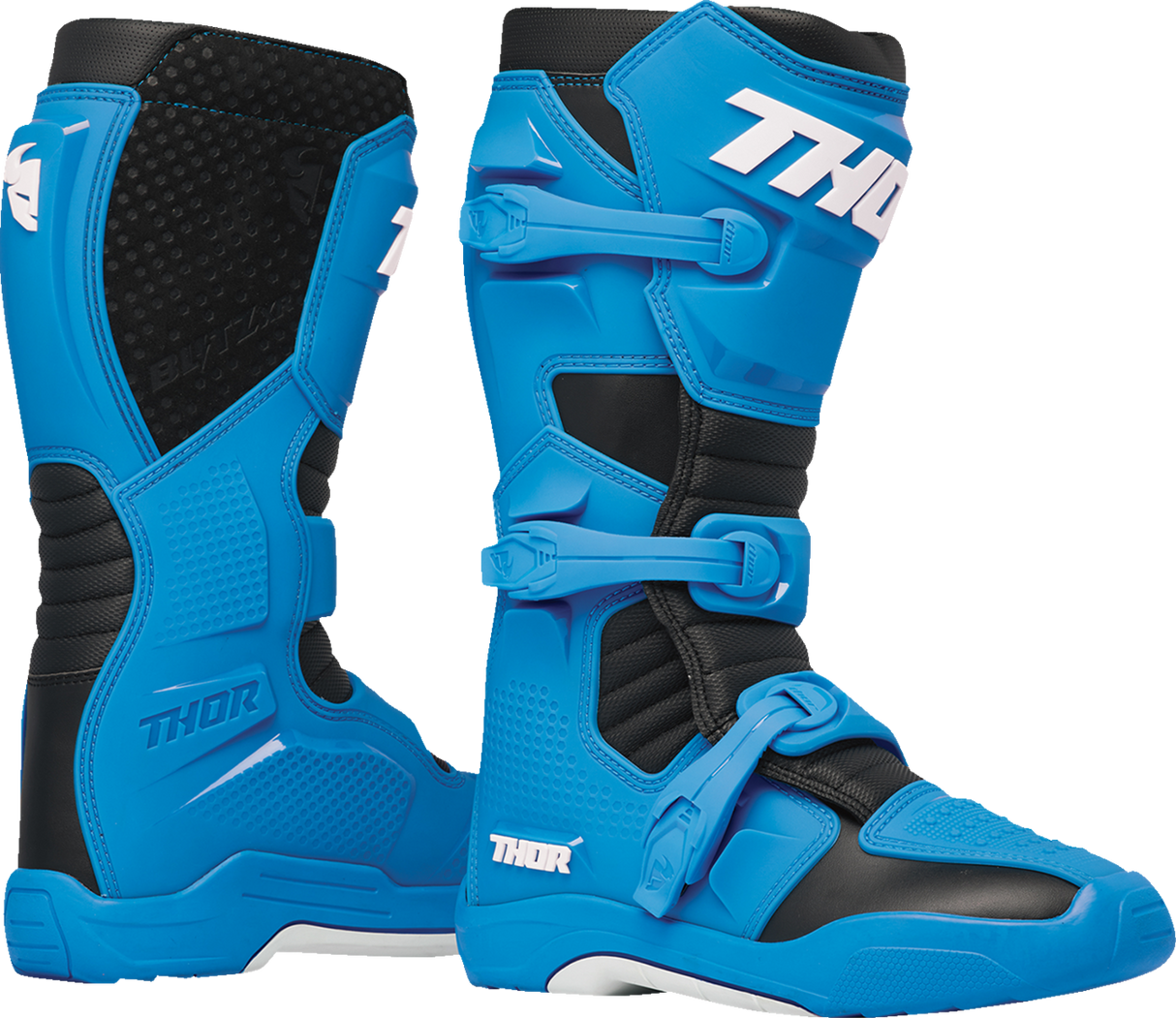 THOR Blitz XR Stiefel - Blau/Schwarz - Größe 14 3410-3089