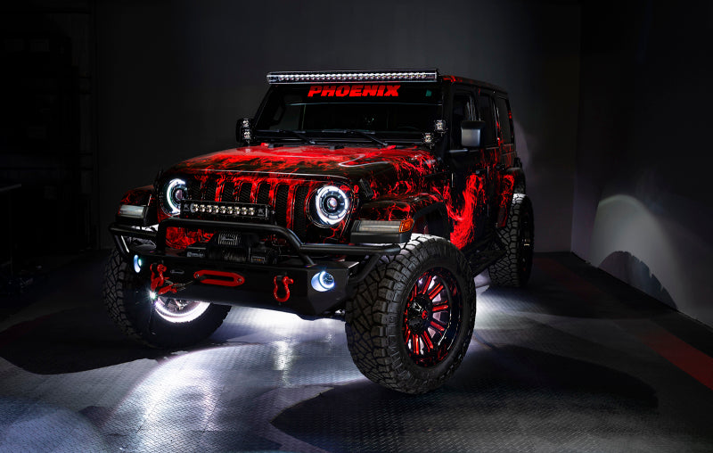 Oracle Jeep Wrangler JK/JL/JT High Performance W LED Fog Lights - ColorSHIFT - Dynamic 5846-332