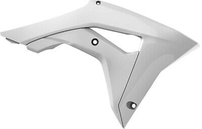 Polisport Radiator Scoops Honda, White 994210