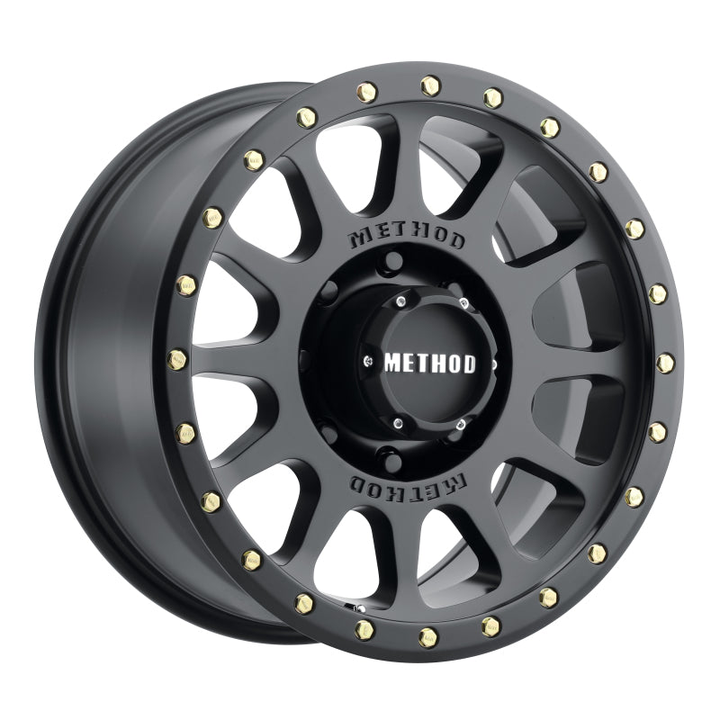 Method MR305 NV 18x9 +18mm Offset 8x6.5 130.81mm CB Matte Black Wheel MR30589080518