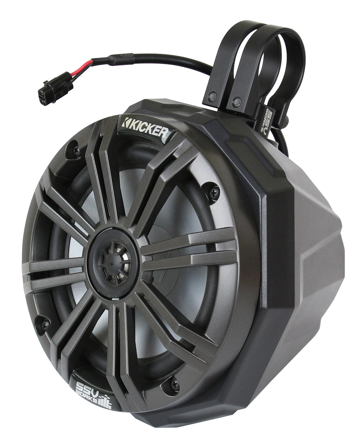 SSV WORKS 6.5" Cage Mount Pods Kicker With 2" Clamps US2-C65K-200