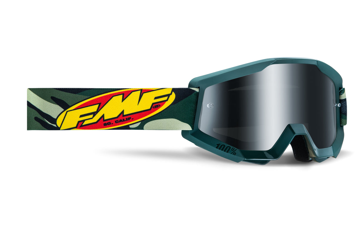 FMF VISION Powercore Goggle Assault Camo Mirror Silver Lens F-50051-00001