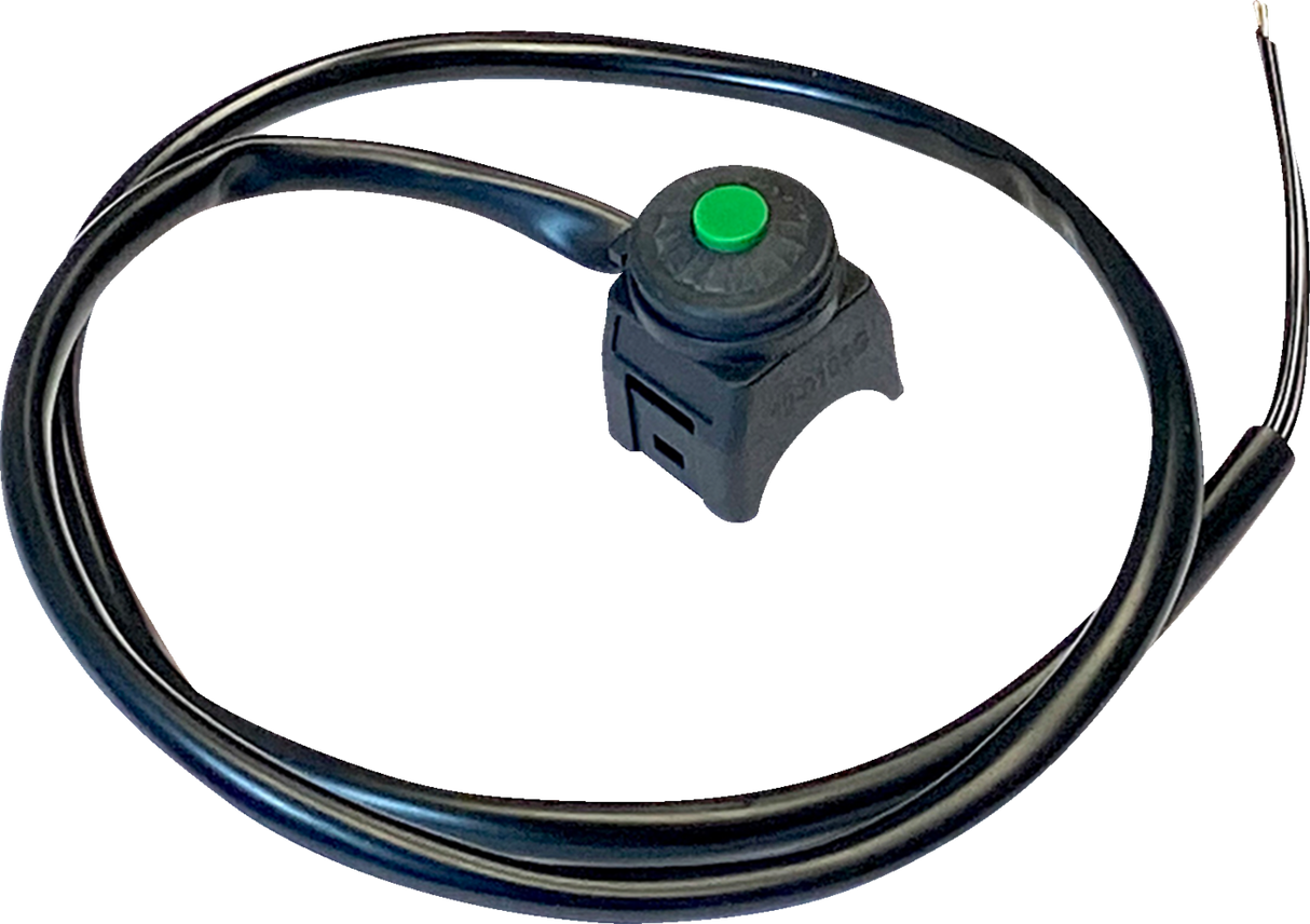 K&S TECHNOLOGIES Interruptor Momentáneo - Botón Verde - Universal 12-0106G