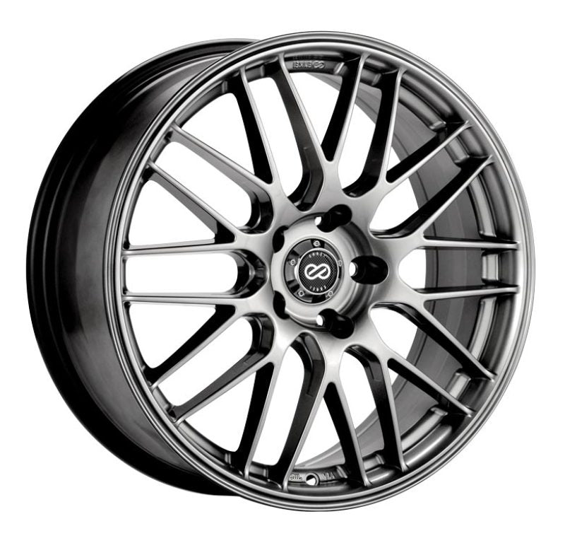 Enkei EKM3 18x8 5x112 Bolt Pattern 35mm Offset 72.6 Bore Dia Performance Hyper Silver Wheel 442-880-4435HS