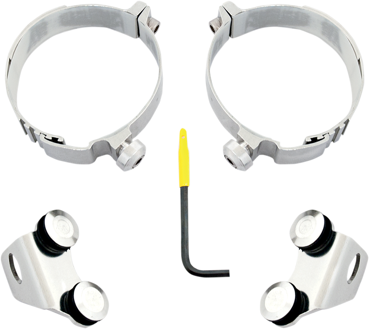 MEMPHIS SHADES Fork Cover - Hardware Kit - Polished MEK1980