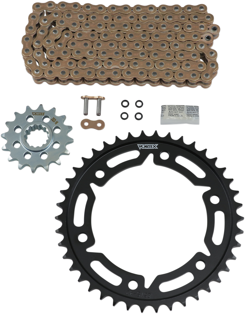 VORTEX Chain Kit - Gold - Honda - CBR1000RR 2006-2021 CKG2152