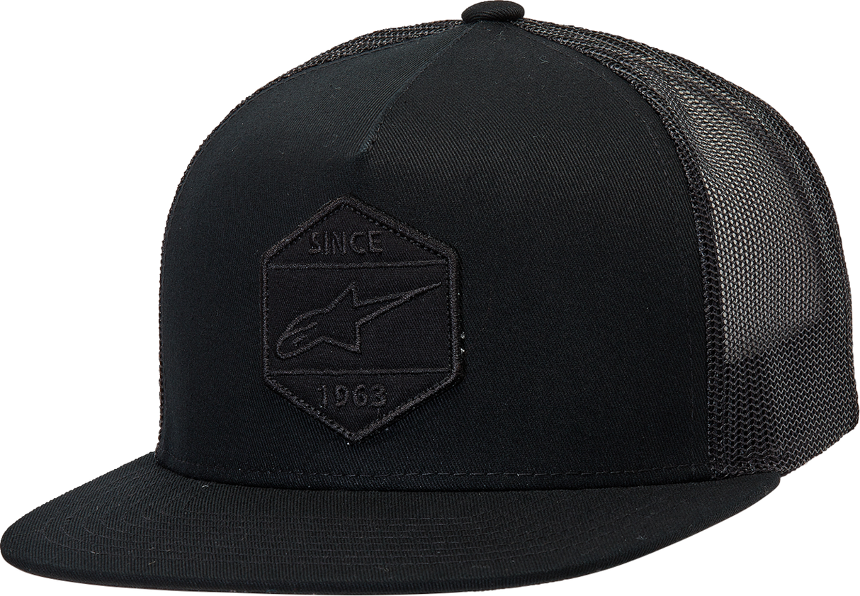ALPINESTARS Bolt Trucker-Mütze, Schwarz/Schwarz, Einheitsgröße, 1213810141010OS