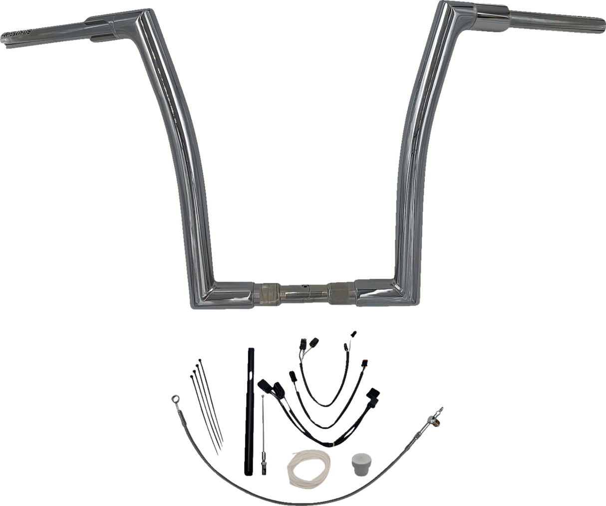 FAT BAGGERS INC. Handlebar Kit - Flat Top - 16" - Chrome 619616