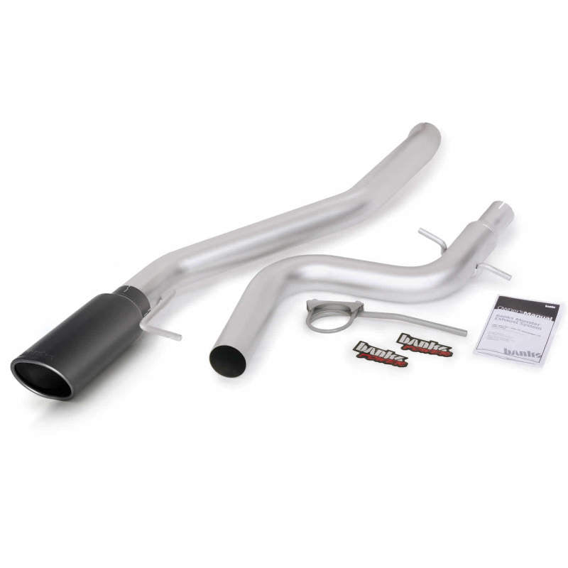 Banks Power 09-10 VW Jetta 2.0L TDI Monster Exhaust System - SS Single Exhaust w/ Black Tip 46180-B