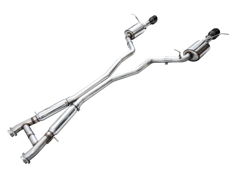 AWE Tuning 18-23 Dodge Durango SRT & Hellcat Touring Edition Exhaust - Diamond Black Tips 3015-33952