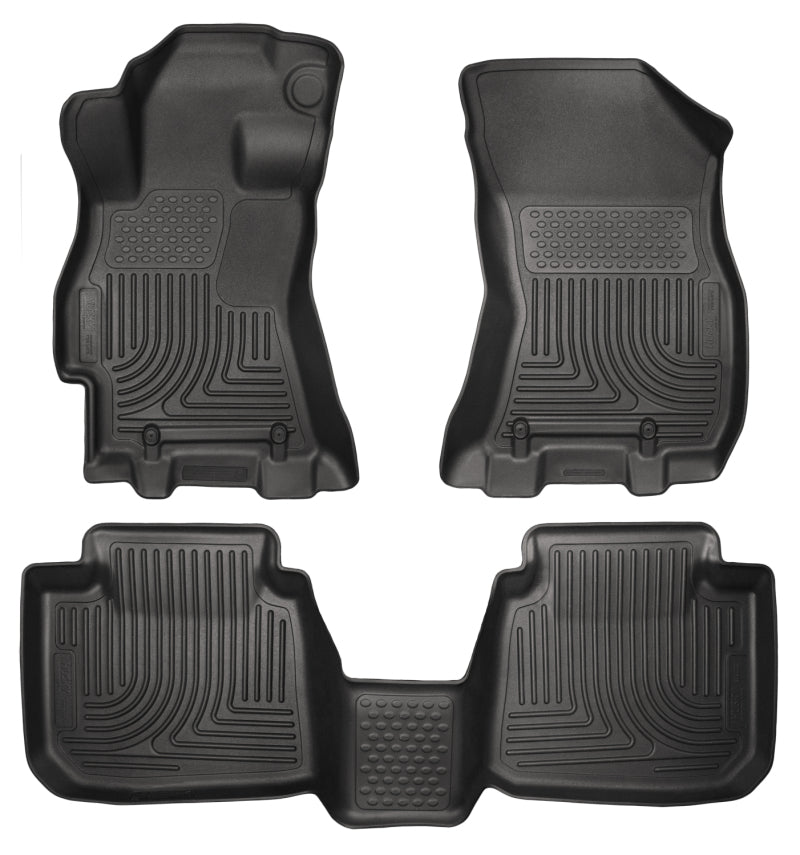 Husky Liners 2015 Subaru Legacy/Outback Weatherbeater Black Front & 2nd Seat Floor Liners 99671