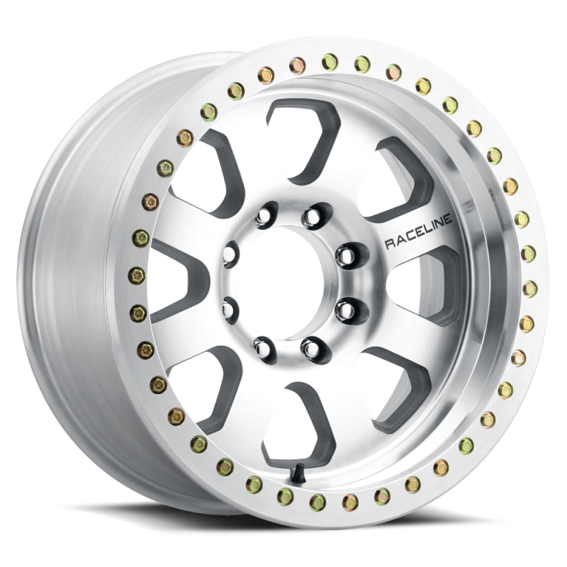 Raceline RT260M Avenger 17x9in / 8x170 BP / -12mm Offset / 130.81mm Bore - Machined Beadlock Wheel RT260M-79081-12