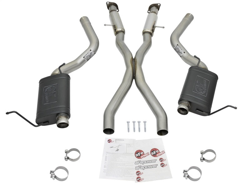 aFe MACHForce XP 12-17 Jeep Grand Cherokee WK2 SRT8 V8-6.4L 304SS Cat-Back Exhaust System 49-38059