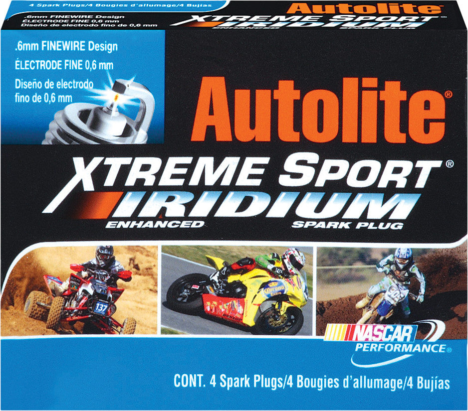 AUTOLITE Spark Plug Xs65/4 Iridium Xtreme Sport XS65