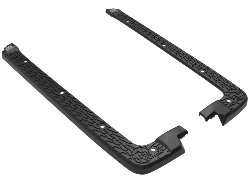 aFe 18-22 Jeep Wrangler JL (4-Door Models w/ 3-Piece Hard-Top Only) Terra Guard Tub Rail Covers 79-25001