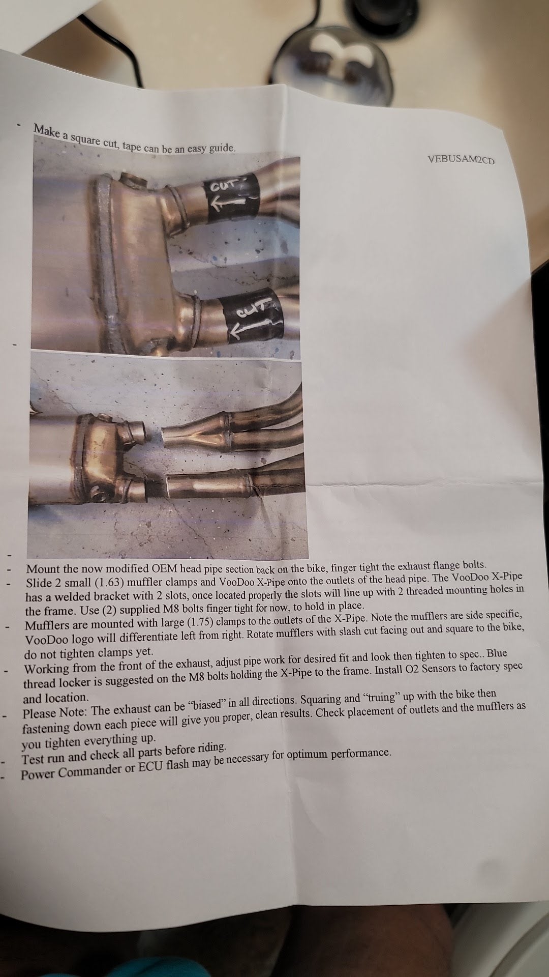 Voodoo Shorty Auspuff, schwarzer Auspuff, Doppel-Slip-On, Hayabusa 22-24 G3, VEBUSAM2CDB