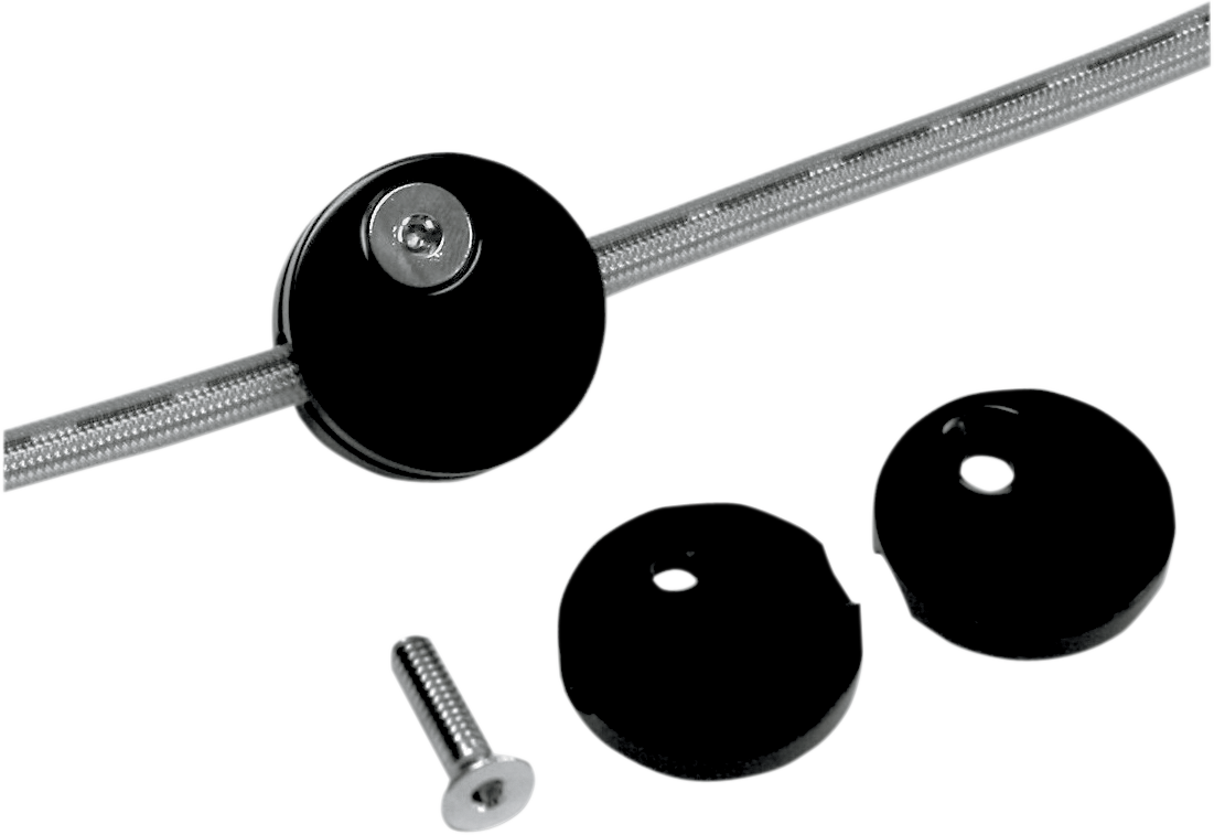 ACCUTRONIX Bremsleitungs-Sandwich - Schwarz BLC001-B
