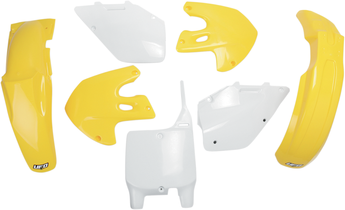 Kit de carrocería de repuesto UFO - OEM Amarillo/Blanco SUKIT400-999