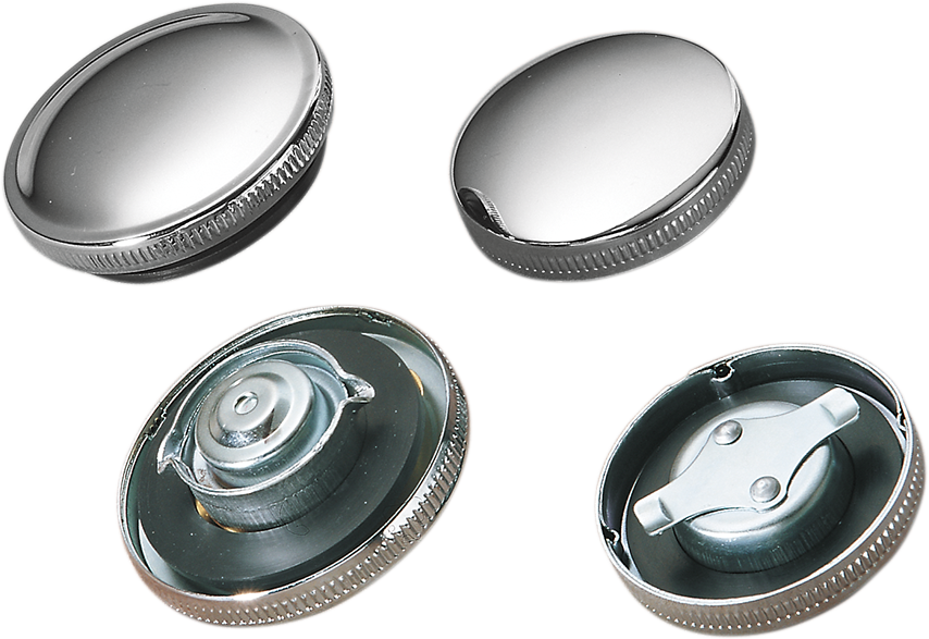 DRAG SPECIALTIES Tapa de gasolina - Sin ventilación - Cromada 03-0027-BC222