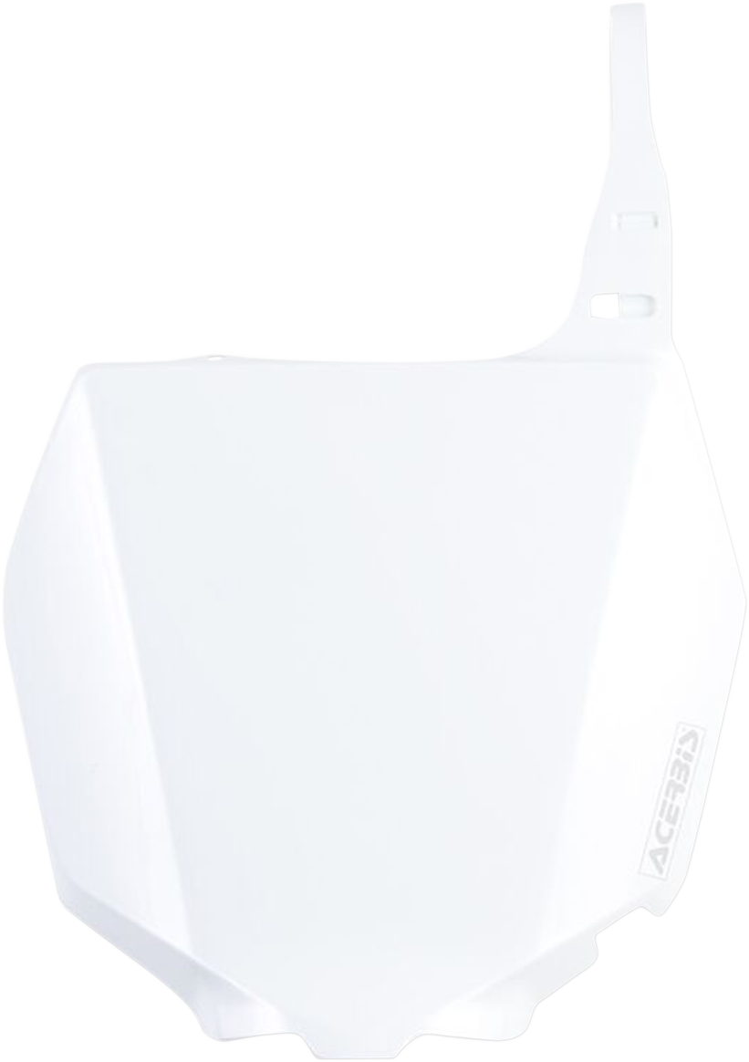 Placa de matrícula delantera ACERBIS - Blanca 2042340002