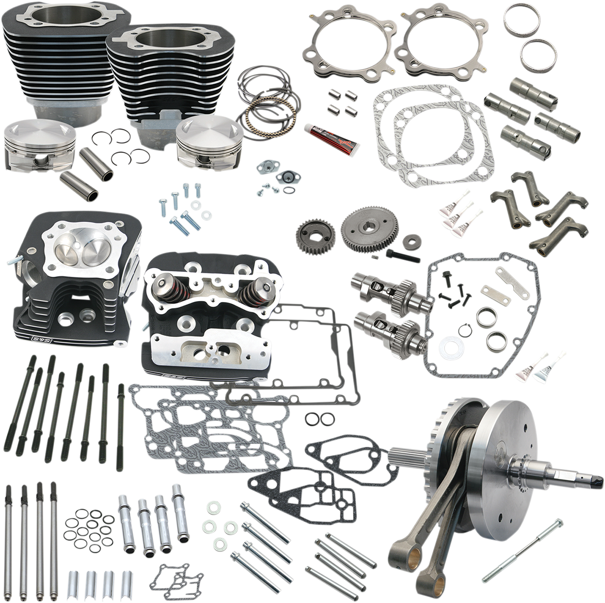 S&S CYCLE 124" Hot Set Up® Engine Performance Kit - Black 900-0569