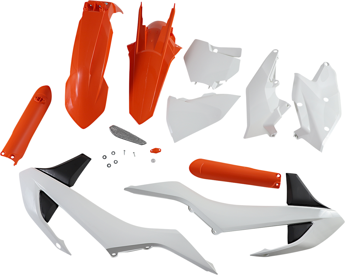 ACERBIS Kompletter Ersatz-Bodykit – OE '17 Orange/Weiß/Schwarz 2421064618